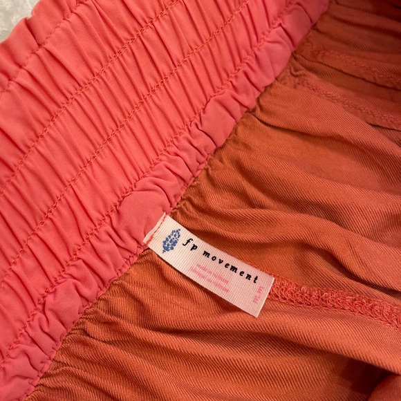 FREE PEOPLE FP MOVEMENT Halfzies Pants In Matte Rose Size M - Picture 13 of 16